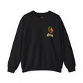 Crewneck Sweatshirt — The Peppers Custom Vintage Chili Pepper Design (Personalized Names & Date)
