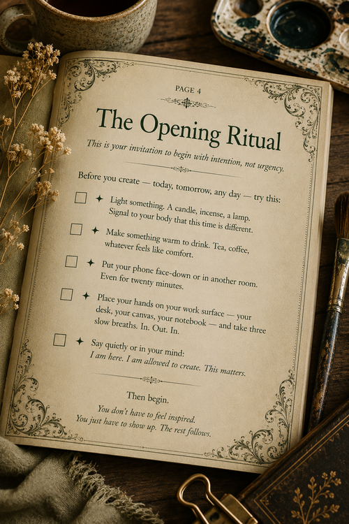 The Artist's Ritual Digital Workbook